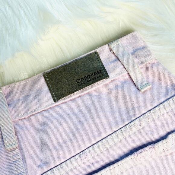 Carmar LF Beatrice Lavender Zipper Denim Skirt - Picture 10 of 12